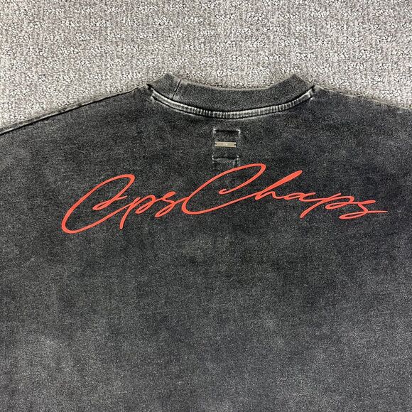 Marilyn Monroe Shirt Mens Small Black CPS Chaps Oversized Graphic Tee Classic - Picture 3 of 8